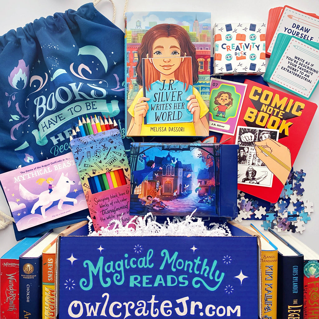 OwlCrate Jr 'JUMP OFF THE PAGE' Box