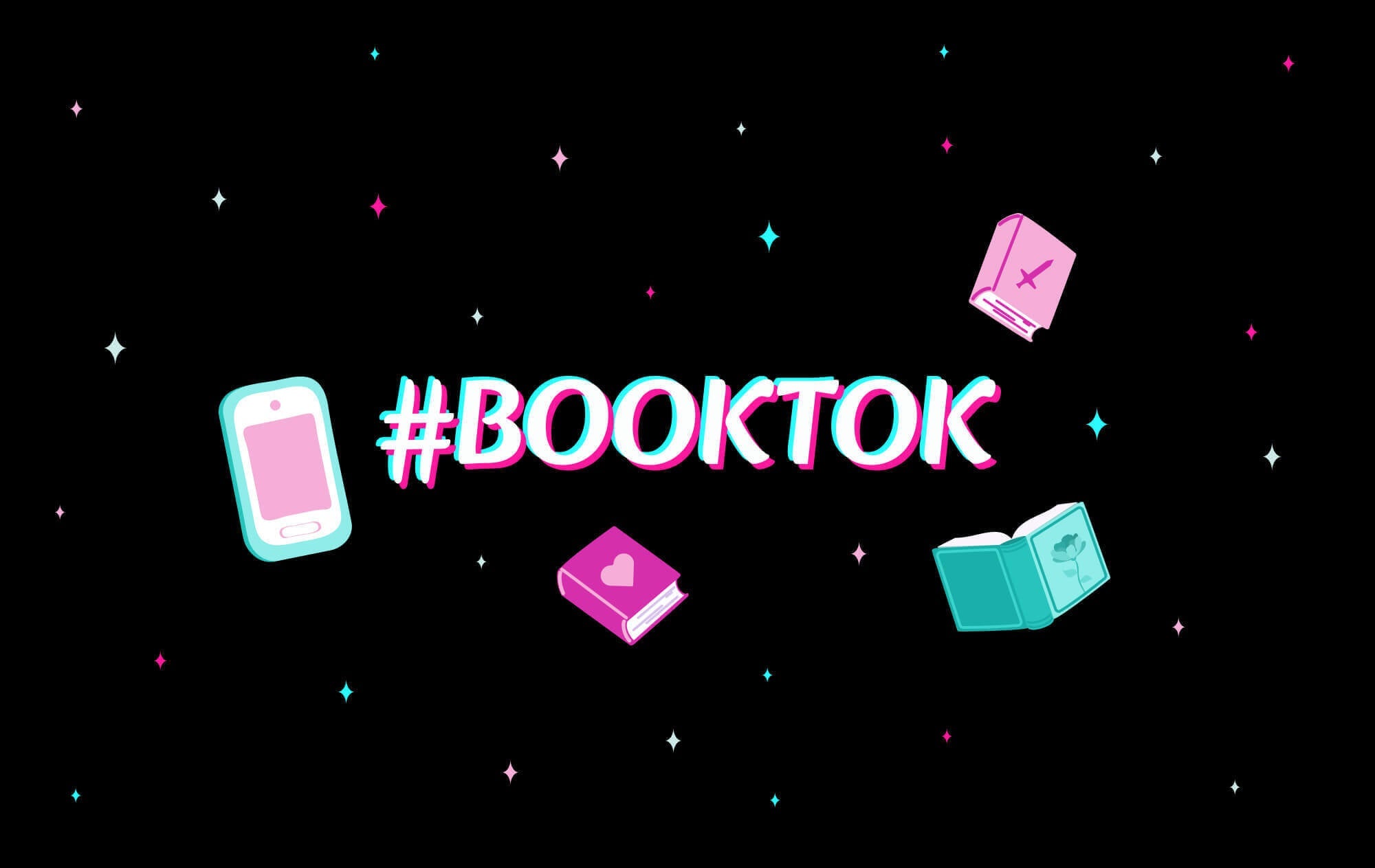 Graphic with booktok theme