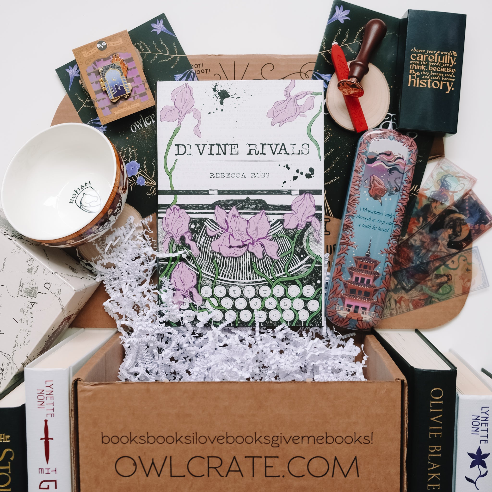 Divine Rivals discount Owlcrate by Rebecca Ross