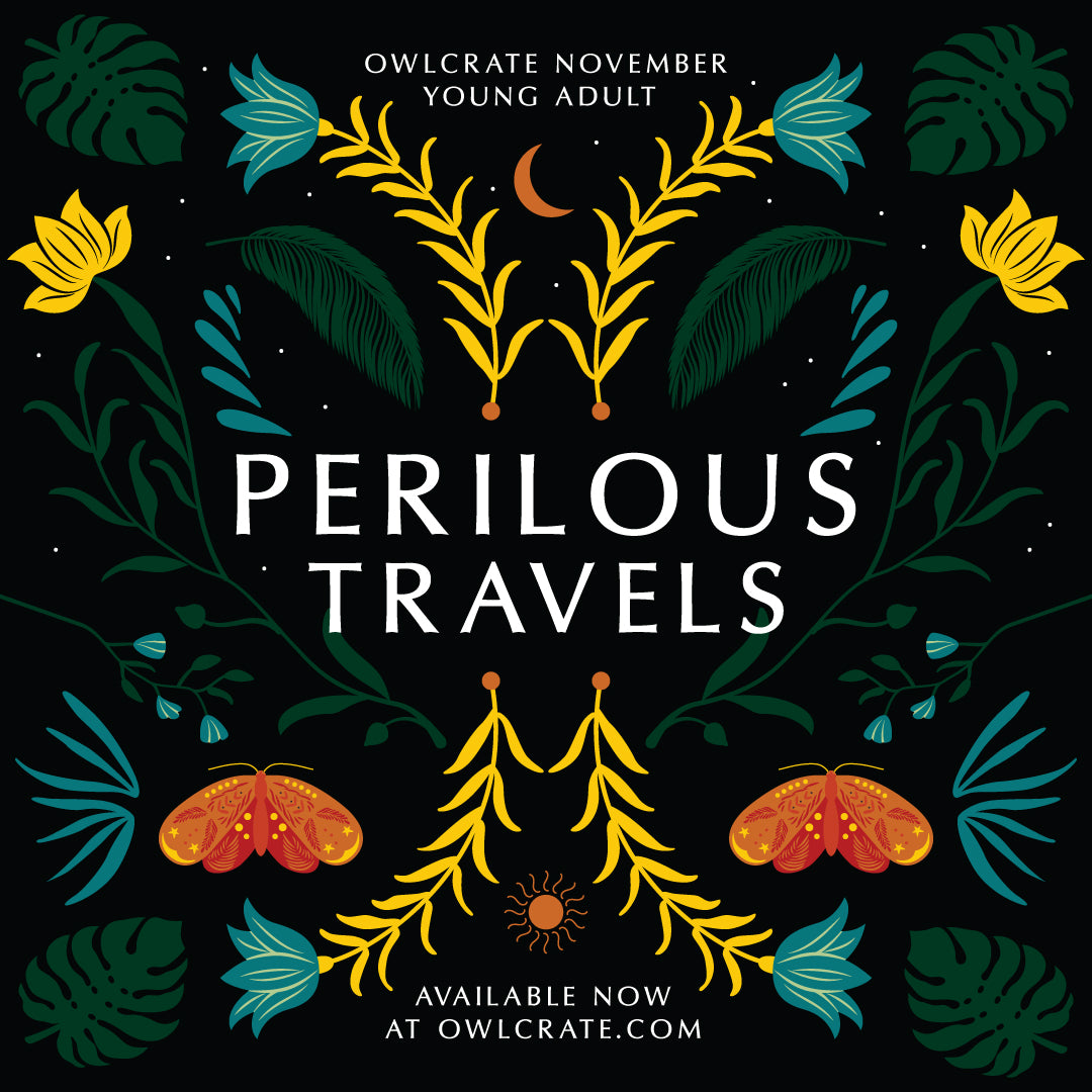 OwlCrate November Young Adult Perilous Travels Box Now Available at owlcrate.com