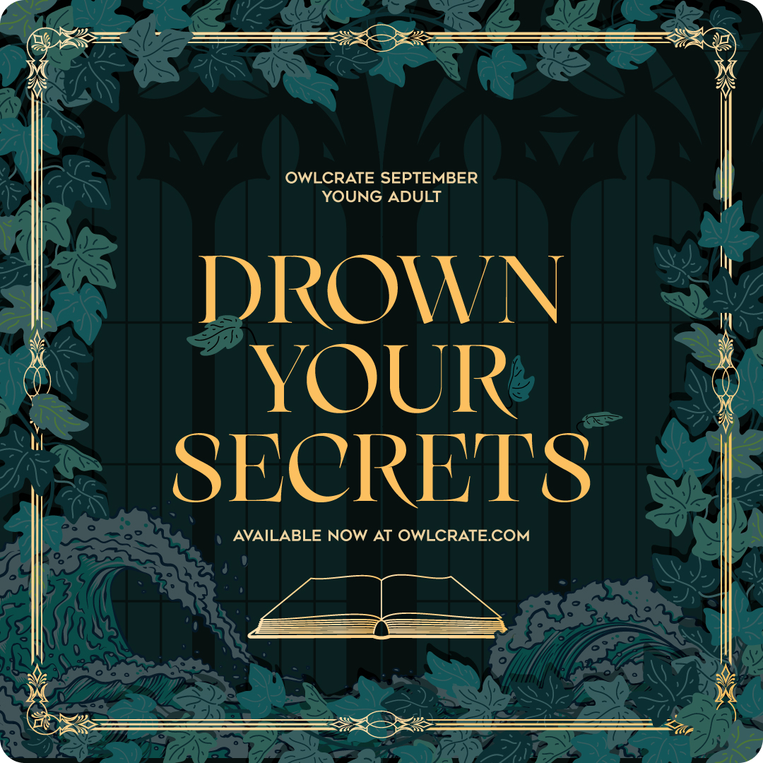 OwlCrate September Young Adult Drown Your Secrets Box Now Available at owlcrate.com